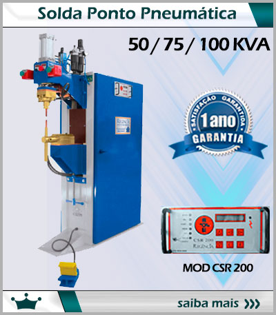 Solda Ponto Pneumática 50 / 75 / 100 KVA