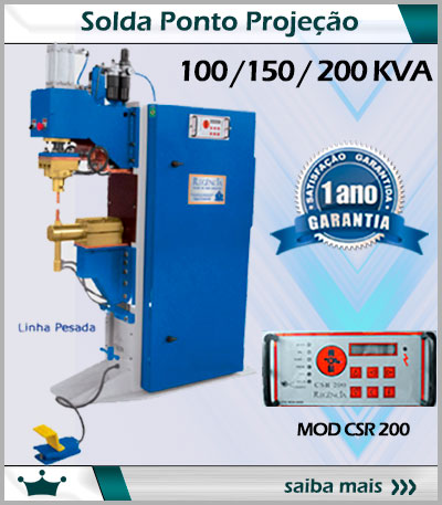 Solda Ponto Projeção 100 / 150 / 200 KVA